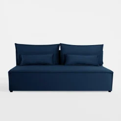 Sofa rozkładana granatowa DUE
