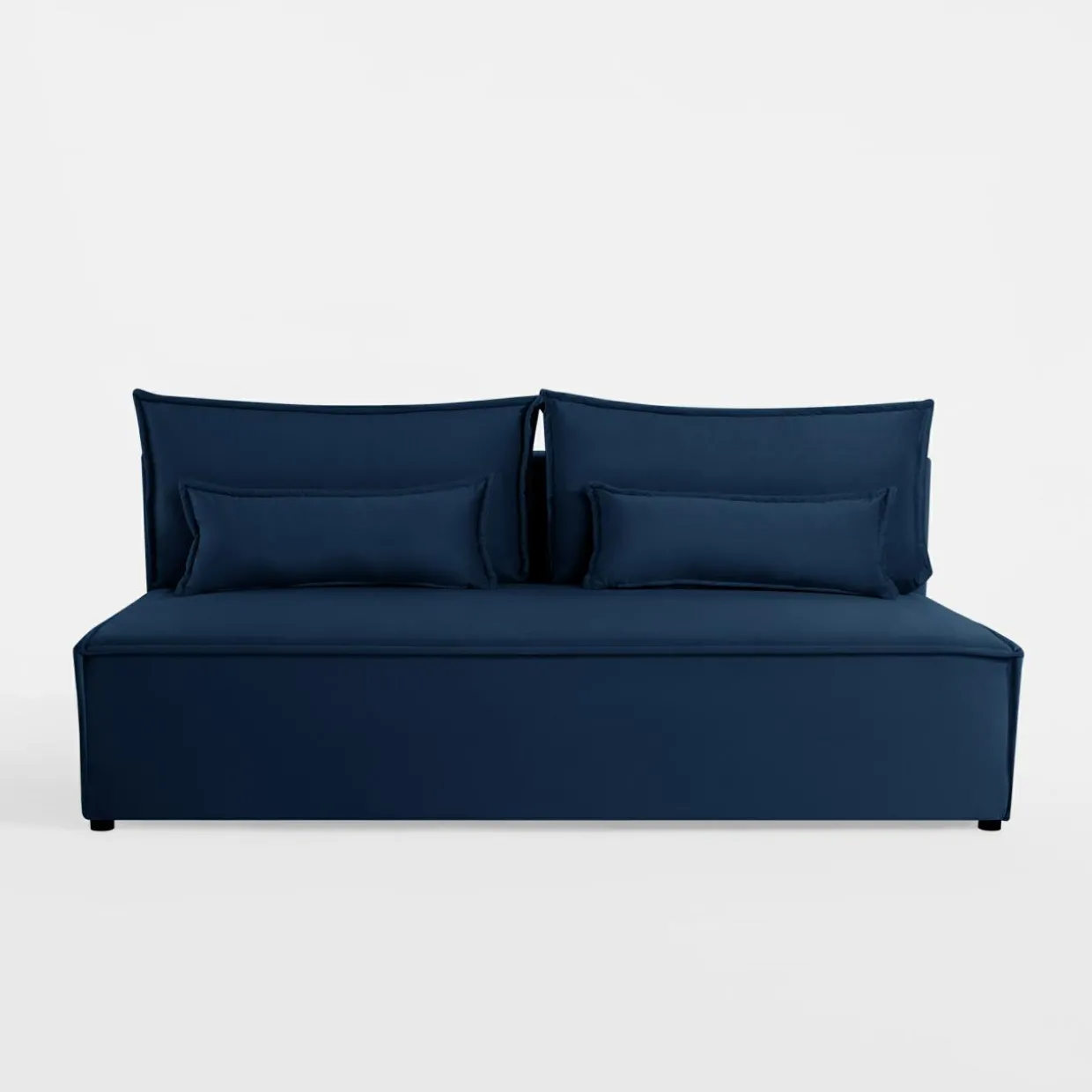 Sofa rozkładana granatowa DUE