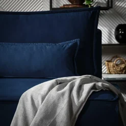 Sofa rozkładana granatowa DUE