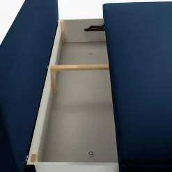 Sofa rozkładana granatowa DUE