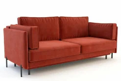 Sofa rozkładana na wysokich nóżkach ADELE