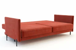 Sofa rozkładana na wysokich nóżkach ADELE