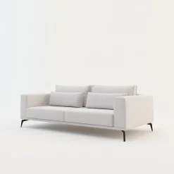 Sofa rozkładana 3-osobowa beżowa AVIGNON