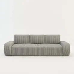 Sofa rozkładana 4-osobowa CAPPA jasnoszara