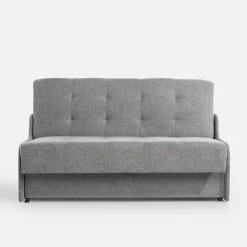 Sofa rozkładana 3-osobowa popielata MATI III