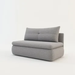 Sofa rozkładana 2-osobowa szara ELIAS II