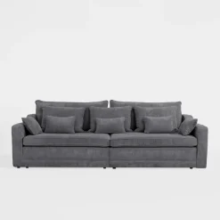 Sofa sztruksowa rozkładana podwójnie EVORA