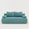 Sofa sztruksowa turkusowa LIBIA