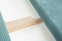 Sofa sztruksowa turkusowa LIBIA