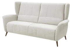Sofa uszak na wysokich nogach kremowa BEO