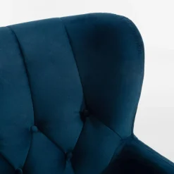 Sofa uszak 3-osobowa ciemnoniebieska KELSO