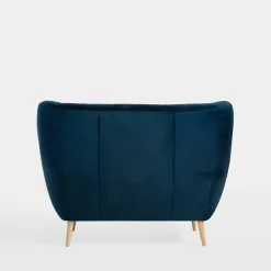 Sofa uszak 2-osobowa ciemnoniebieska KELSO