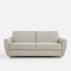 Sofa ze stelażem włoskim jasnoszara MONO II