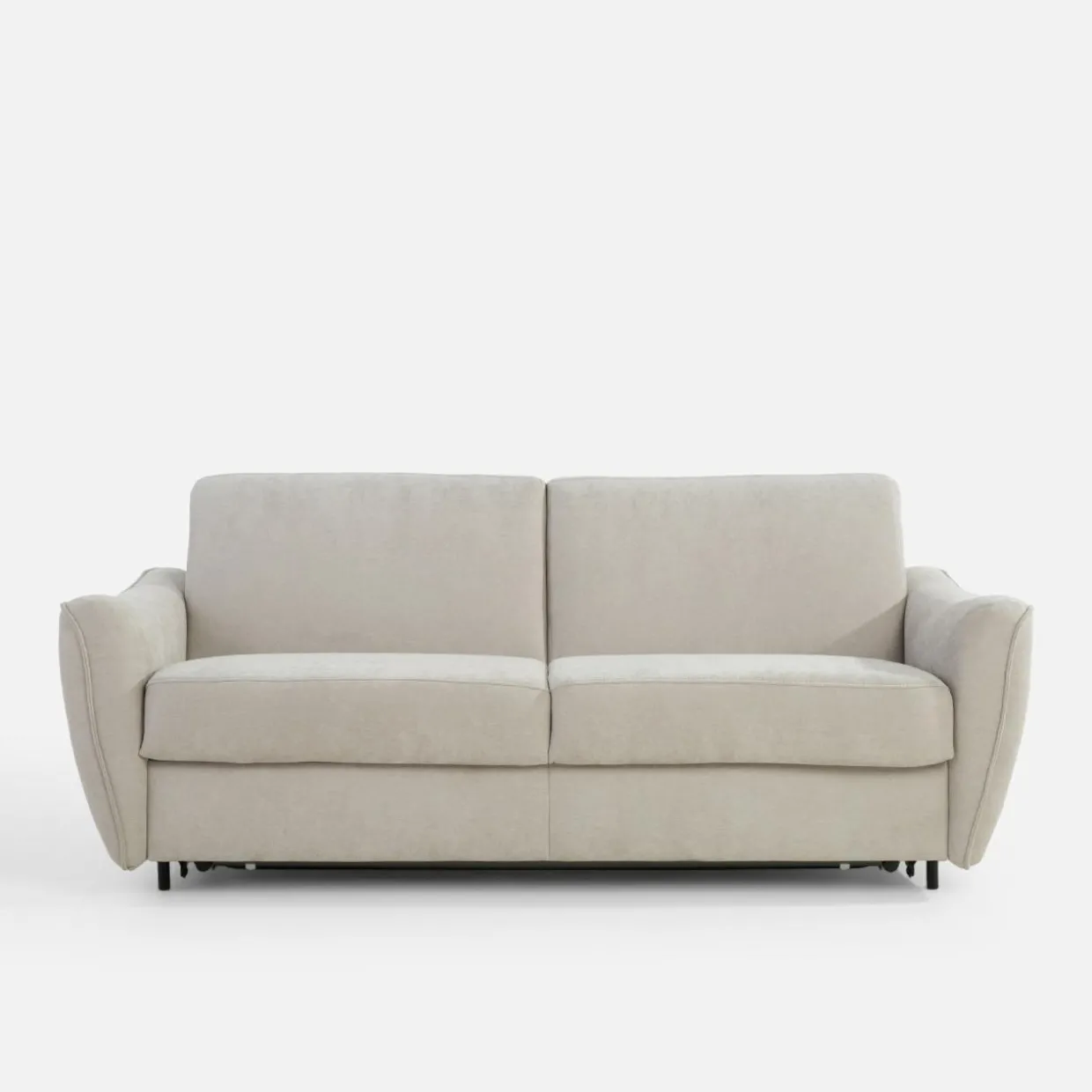 Sofa ze stelażem włoskim jasnoszara MONO II