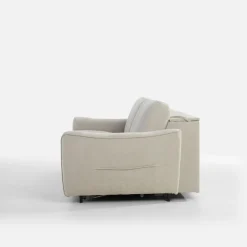 Sofa ze stelażem włoskim jasnoszara MONO II