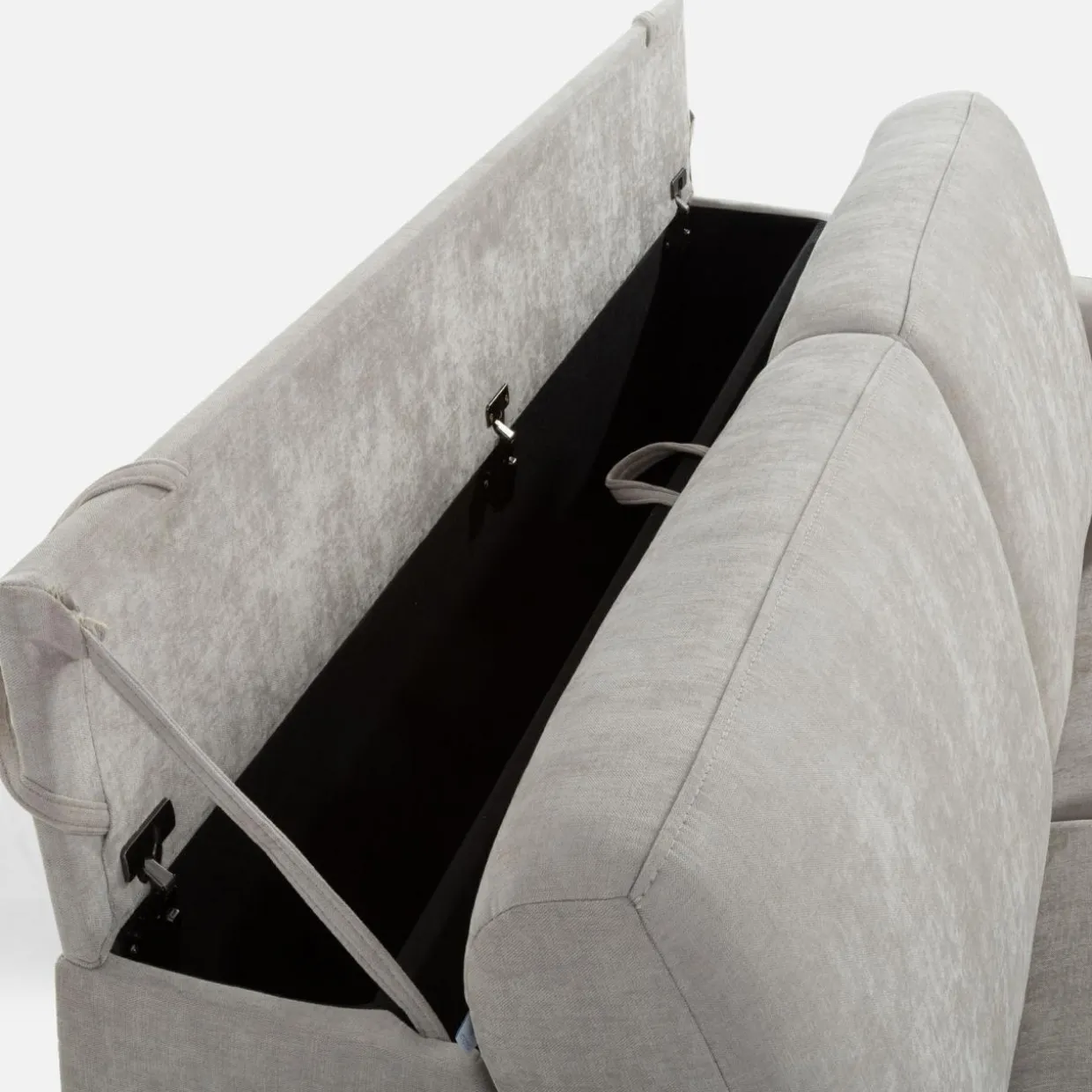 Sofa ze stelażem włoskim jasnoszara MONO II