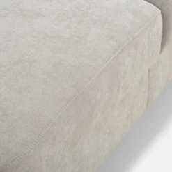 Sofa ze stelażem włoskim jasnoszara MONO II