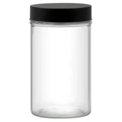 Słoik z czarną pokrywką MILOS 1 l