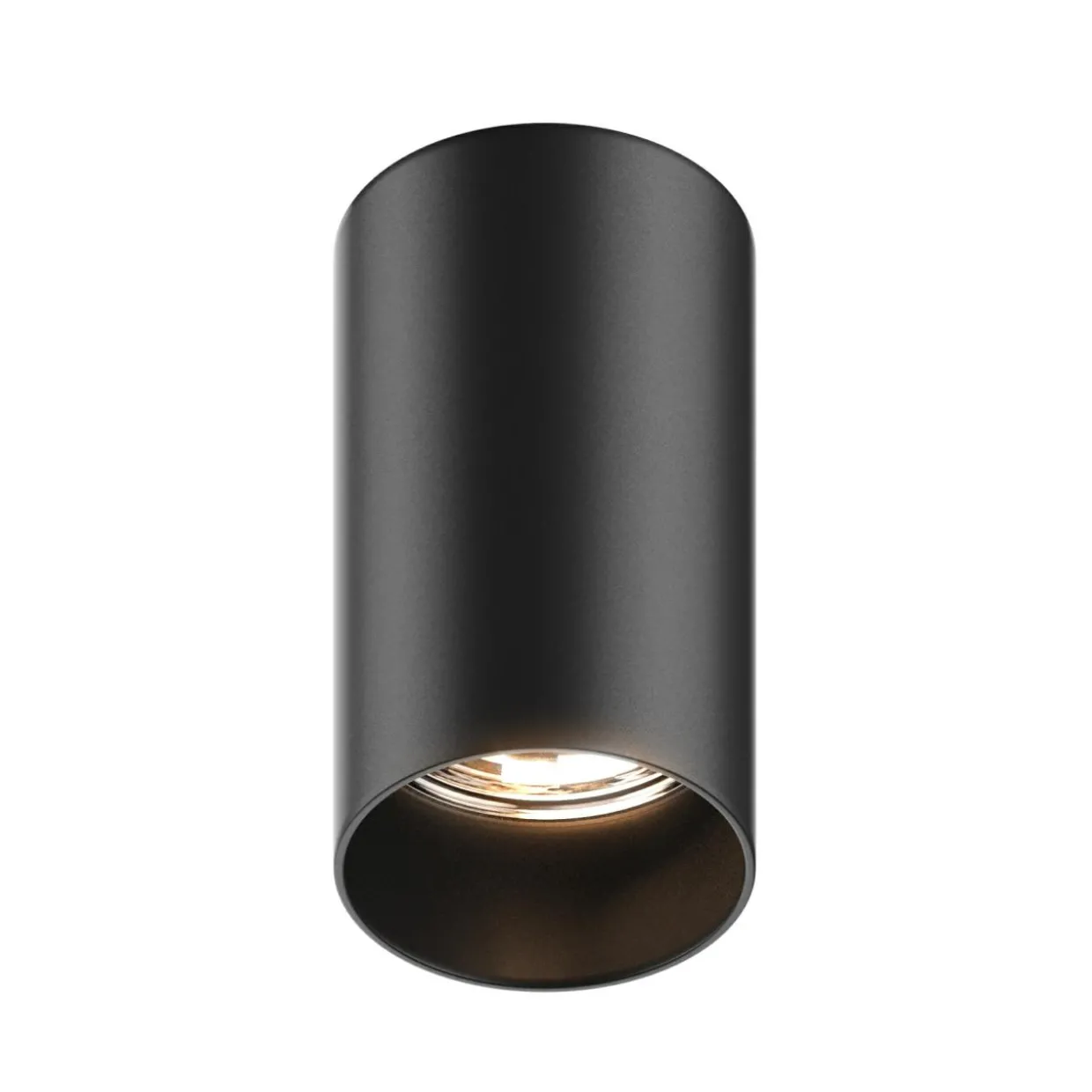 Spot natynkowy czarny TUBA SL 1