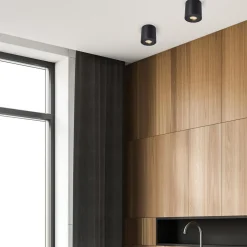 Spot natynkowy IP44 czarny RONDIP SL