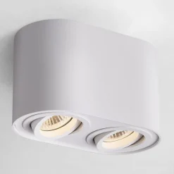 Spot 2-punktowy natynkowy biały RONDOC