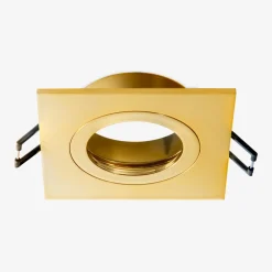 Spot wpuszczany kwadratowy złoty FINN