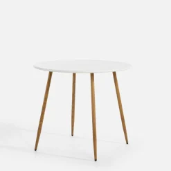 Stół ogrodowy biały LIXEL 90 cm