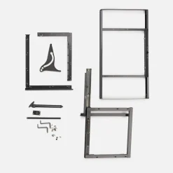 Stelaż do cargo narożnego, prawostronny, highclass grey