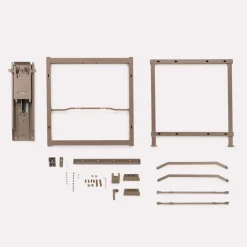 Stelaż do cargo podblatowego, do szafki 60 cm, front uchylny, champagne gold