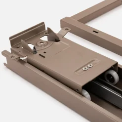 Stelaż do cargo podblatowego, do szafki 60 cm, front uchylny, champagne gold