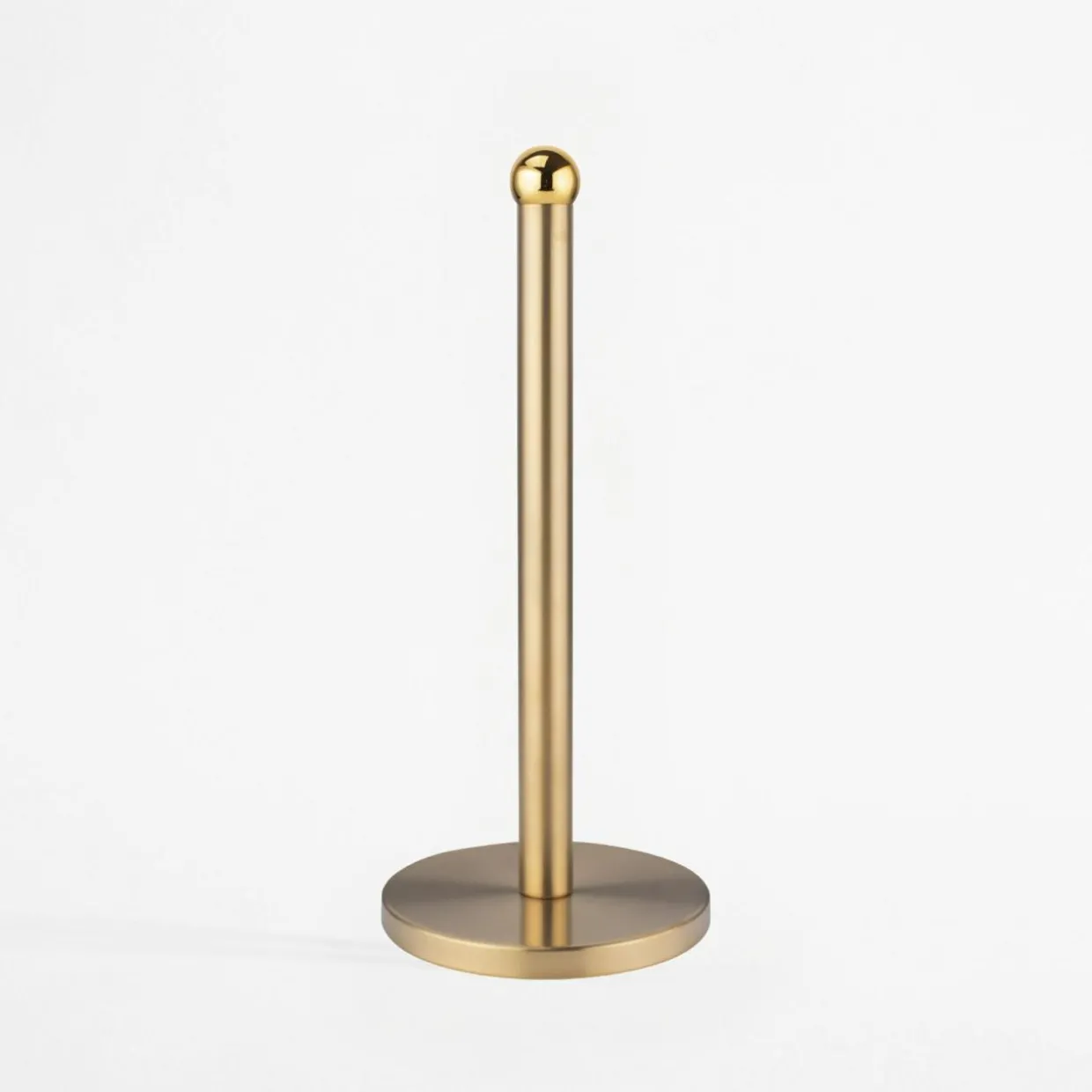 Stojak na ręcznik papierowy złoty DIEGO 15x35 cm