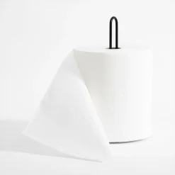 Stojak na ręczniki papierowe czarny 13x31,5 cm