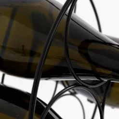 Stojak na wino metalowy, na 7 butelek