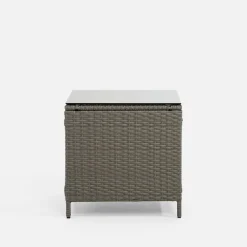 Stolik do ogrodu kwadratowy SKOTI szary