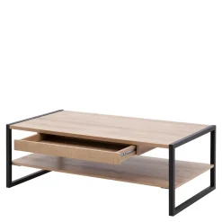 Stolik kawowy industrialny z szufladą