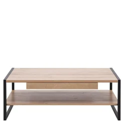 Stolik kawowy industrialny z szufladą