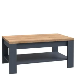 Stolik kawowy z półką granatowy