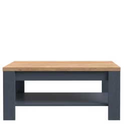 Stolik kawowy z półką granatowy