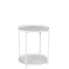 Stolik metalowy biały SALAR