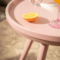 Stolik ogrodowy HECCIANO różowy