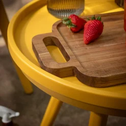 Stolik ogrodowy HECCIANO żółty