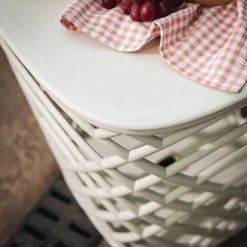 Stolik ogrodowy z pojemnikiem HAMILLO beżowy