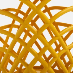 Stolik ogrodowy z pojemnikiem HAMILLO żółty