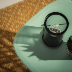 Stolik ogrodowy z pojemnikiem HAMILLO jasnozielony