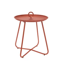 Stolik z uchwytem czerwony PEONY