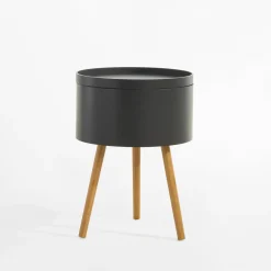 Stolik ze schowkiem FULMIO szary