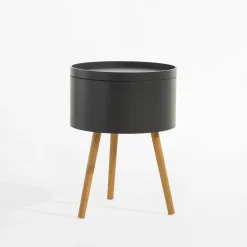 Stolik ze schowkiem FULMIO szary