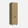 Słupek pod lodówkę MILENA M/D60SL dąb artisan