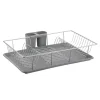 Suszarka do naczyń szara 46,5x31x10 cm