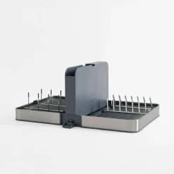 Suszarka na naczynia składana szara 48,3x35x20,2 cm